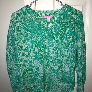 Lilly Pulitzer Elsa silk blouse